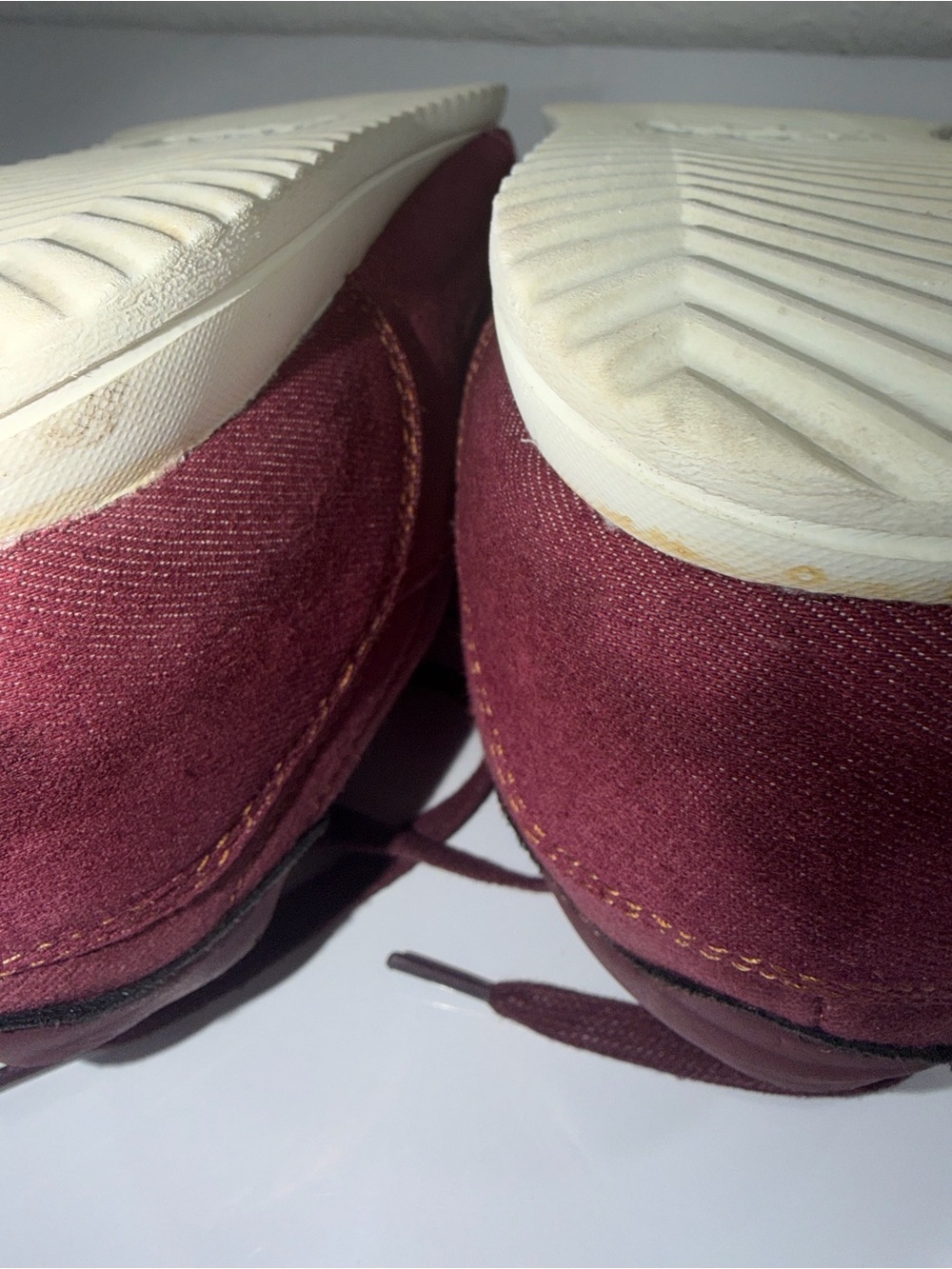 Levi’s Men’s Burgundy Sneakers Size 11 Casual Lace Up Shoes - Picture 6 of 7